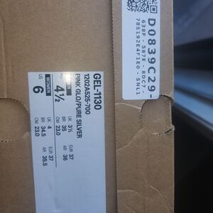 ASICS Gel-1130 Pink and Silver Women's Shoes